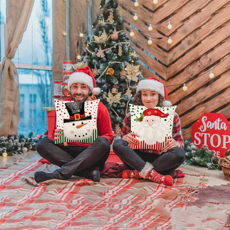18 inch christmas pillow covers outlet